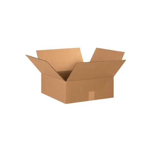 15 x 15 x 6'' Flat Corrugated Boxes, 25PK