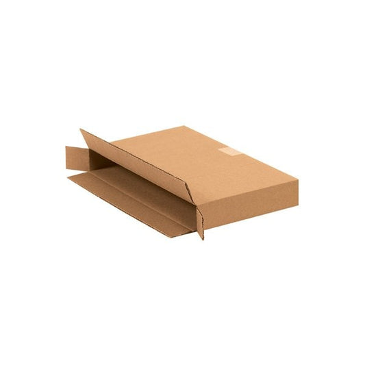 Side Loading Cardboard Corrugated Boxes, 15"L x 2"W x 9"H, Kraft