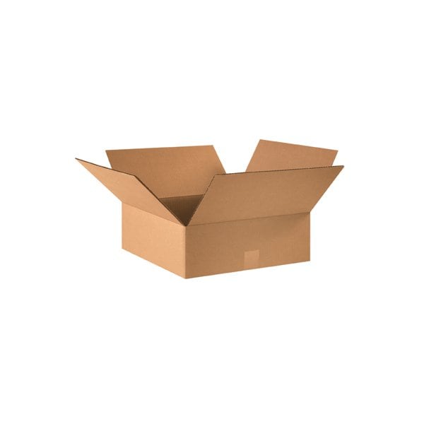 16 x 16 x 5'' Flat Corrugated Boxes, 25PK