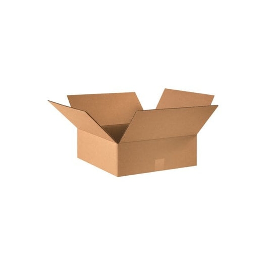 16 x 16 x 5'' Flat Corrugated Boxes, 25PK
