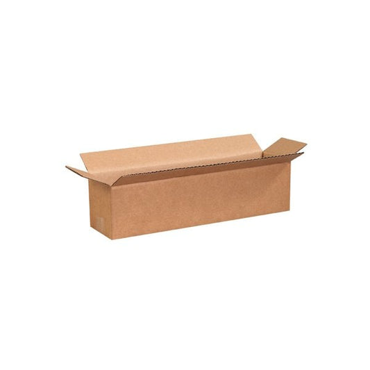 Long Cardboard Corrugated Boxes, 16"L x 4"W x 4"H, Kraft