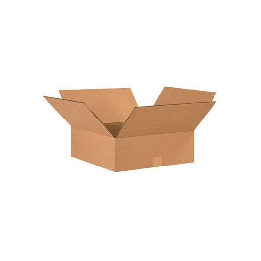 17 x 17 x 6'' Flat Corrugated Boxes, 20PK