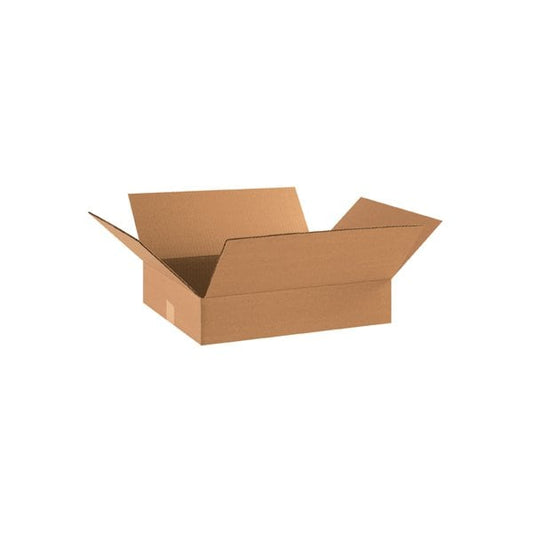 18 x 14 x 4'' Flat Corrugated Boxes, 25PK