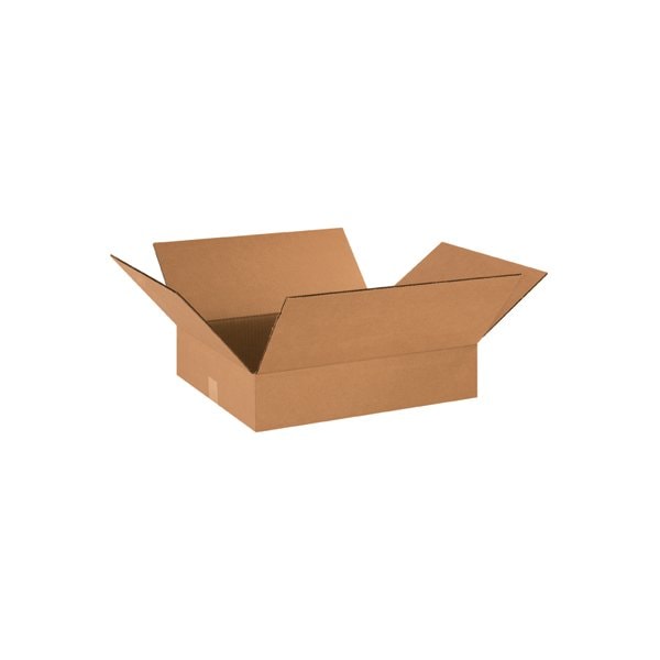 18 x 16 x 4'' Flat Corrugated Boxes, 25PK