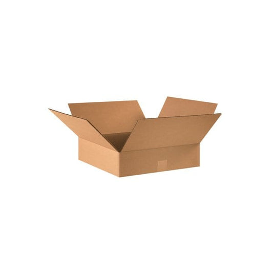 16 x 16 x 4'' Flat Corrugated Boxes, 25PK