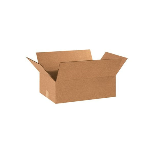 19 x 13 x 6'' Flat Corrugated Boxes, 25PK