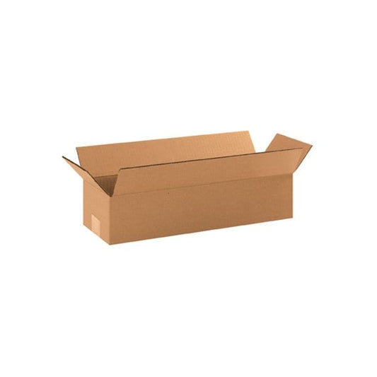 18 x 6 x 4'' Long Corrugated Boxes, 25PK
