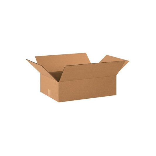 20 x 14 x 6'' Flat Corrugated Boxes, 25PK