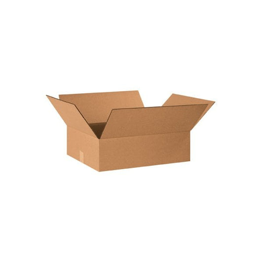 20 x 15 x 6'' Flat Corrugated Boxes, 25PK