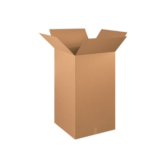 Tall Cardboard Corrugated Boxes, 20"L x 20"W x 36"H, Kraft