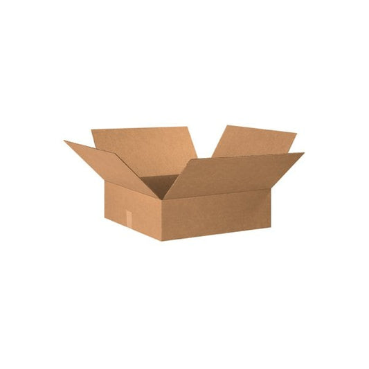 20 x 20 x 6'' Flat Corrugated Boxes, 15PK