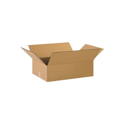 22 x 12 x 6'' Flat Corrugated Boxes, 25PK