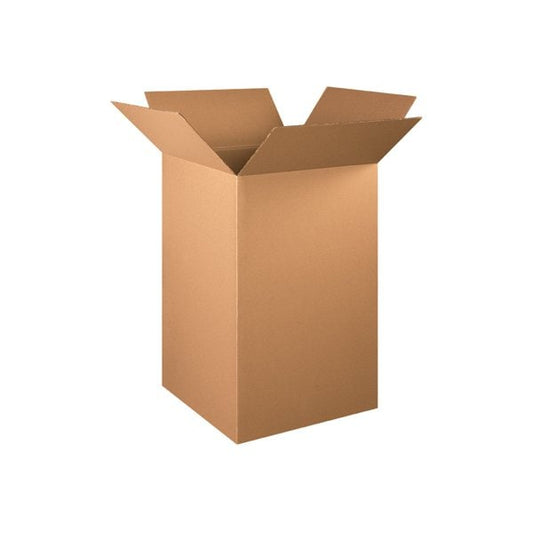 Tall Cardboard Corrugated Boxes, 22"L x 22"W x 36"H, Kraft