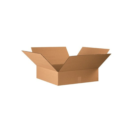 22 x 22 x 6'' Flat Corrugated Boxes, 15PK