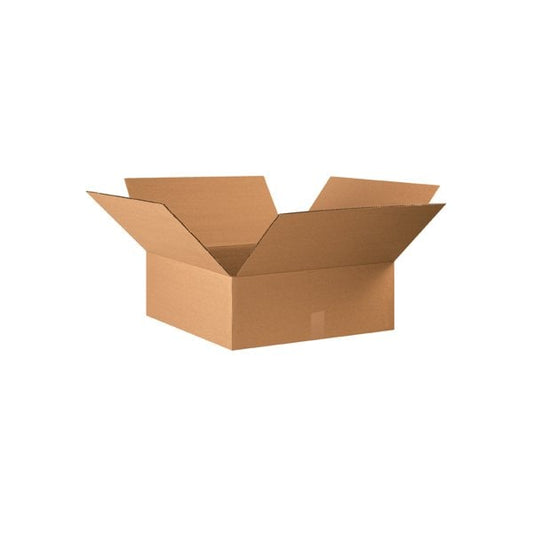 22 x 22 x 8'' Flat Corrugated Boxes, 15PK