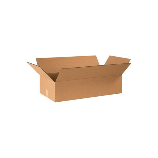 24 x 12 x 6'' Flat Corrugated Boxes, 20PK