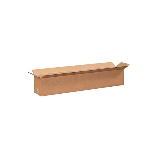 24 x 4 x 4'' Long Corrugated Boxes, 25PK