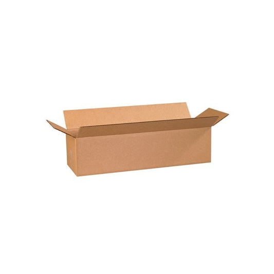 24 x 8 x 6'' Long Corrugated Boxes, 25PK