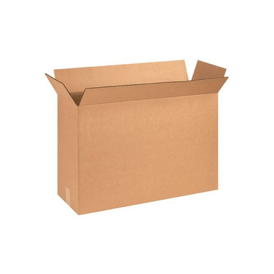25 1/8 x 8-3/8 x 17-1/2'' Corrugated Boxes, 15PK