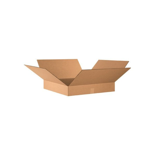 24 x 24 x 4'' Flat Corrugated Boxes, 10PK