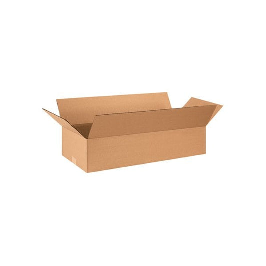 28 x 12 x 6'' Flat Corrugated Boxes, 25PK