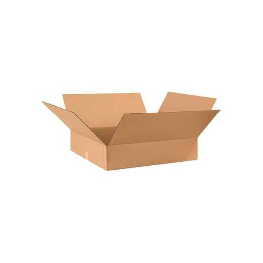 28 x 24 x 6'' Flat Corrugated Boxes, 10PK