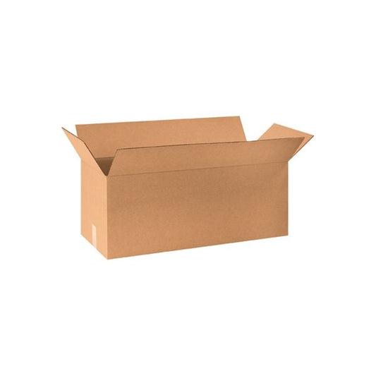 Long Cardboard Corrugated Boxes, 30"L x 12"W x 12"H, Kraft