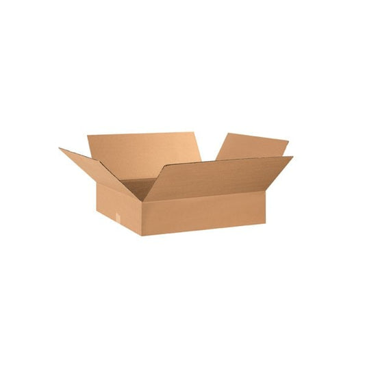 28 x 16 x 5'' Flat Corrugated Boxes, 25PK