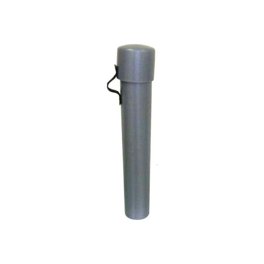 Forte Document Storage Tube 13inL x 2-1/8inW x 13inH- Gray