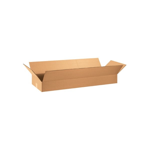 36 x 12 x 4'' Flat Corrugated Boxes, 20PK