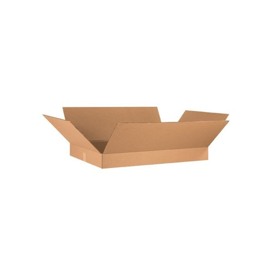 36 x 24 x 4'' Flat Corrugated Boxes, 10PK