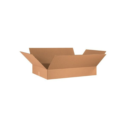 36 x 24 x 6'' Flat Corrugated Boxes, 10PK