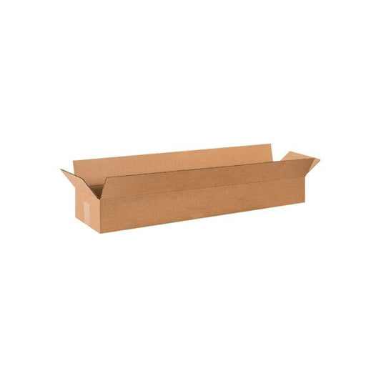 36 x 8 x 4'' Long Corrugated Boxes, 25PK