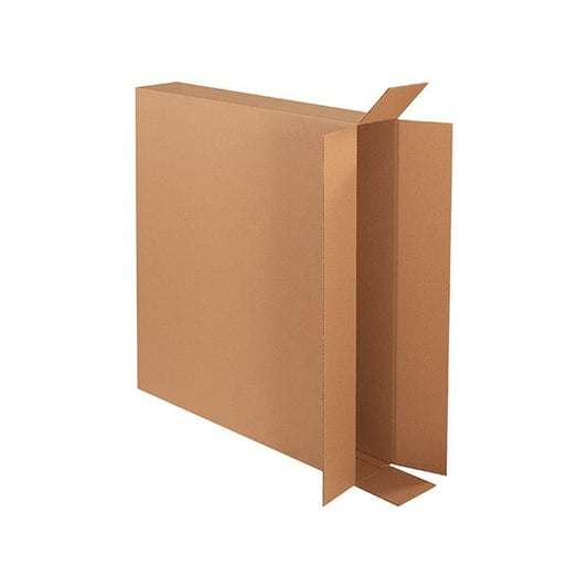 Side Loading Cardboard Corrugated Boxes, 40"L x 6"W x 36"H, Kraft