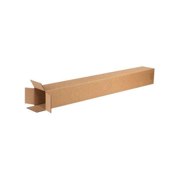 4 x 4 x 38'' Tall Corrugated Boxes, 25PK