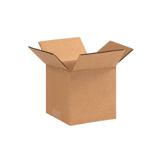 5 x 5 x 5'' Corrugated Boxes, 25PK
