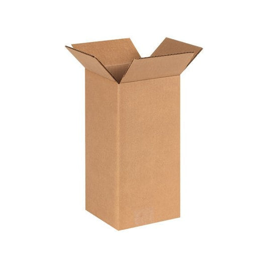 6 x 6 x 12'' Tall Corrugated Boxes, 25PK