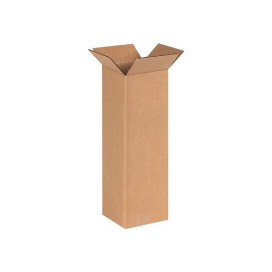 6 x 6 x 20'' Tall Corrugated Boxes, 25PK