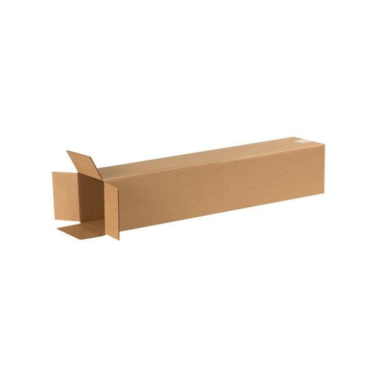 6 x 6 x 32'' Tall Corrugated Boxes, 25PK