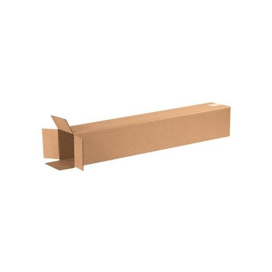 6 x 6 x 36'' Tall Corrugated Boxes, 25PK
