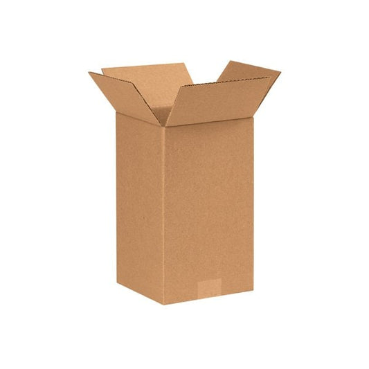 7 x 7 x 12'' Tall Corrugated Boxes, 25PK