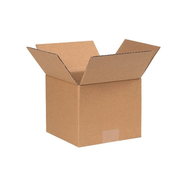 7 x 7 x 6'' Corrugated Boxes, 25PK