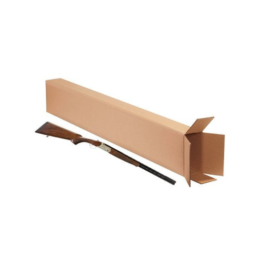 Side Loading Cardboard Corrugated Boxes, 8"L x 4"W x 52"H, Kraft