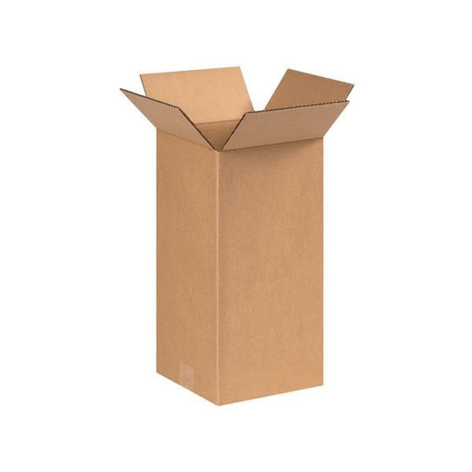 6 x 6 x 14'' Tall Corrugated Boxes, 25PK