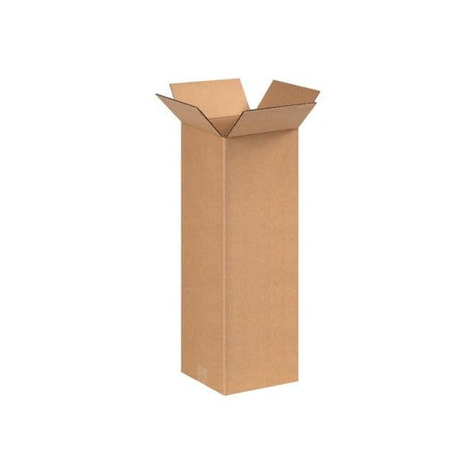 8 x 8 x 20'' Tall Corrugated Boxes, 25PK