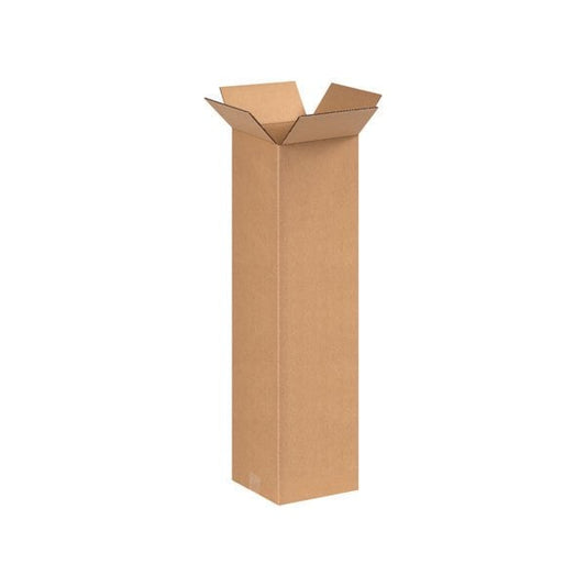 8 x 8 x 30'' Tall Corrugated Boxes, 25PK
