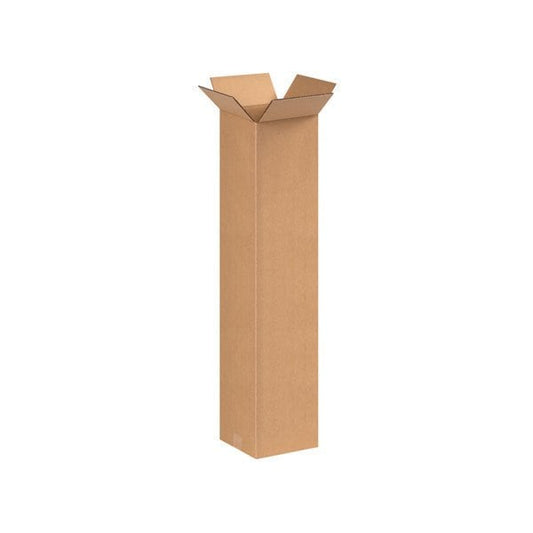 8 x 8 x 36'' Tall Corrugated Boxes, 25PK