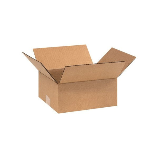 9 x 8 x 4'' Corrugated Boxes, 25PK