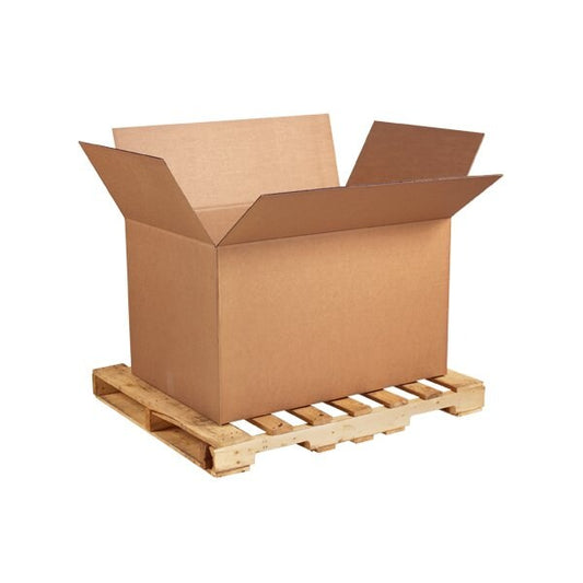 Heavy Duty Double Wall Cardboard Corrugated Boxes, 41"L x 28-3/4"W x 25-1/2"H, Kraft