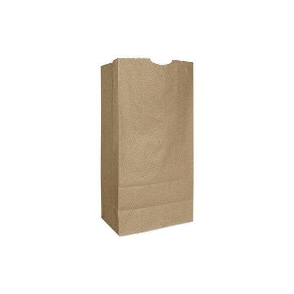 General, GROCERY PAPER BAGS, 50 LBS CAPACITY, #16, 7.75inW X 4.81inD X 16inH, KRAFT, 500 BAGS